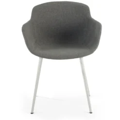 Silla confidente Ivonne, Patas, Estructura metálica, Tapizada