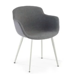 Silla confidente Ivonne, Patas, Estructura metálica, Tapizada