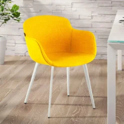 Silla confidente Ivonne, Patas, Estructura metálica, Tapizada