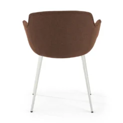 Silla confidente Ivonne, Patas, Estructura metálica, Tapizada