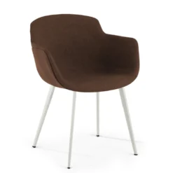 Silla confidente Ivonne, Patas, Estructura metálica, Tapizada