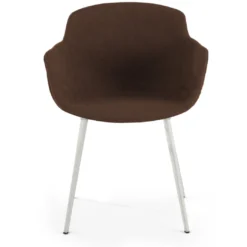 Silla confidente Ivonne, Patas, Estructura metálica, Tapizada
