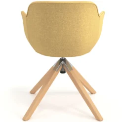 Silla confidente Ivonne Patas Madera Tapizado