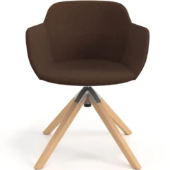 Silla confidente Ivonne Patas Madera Tapizado