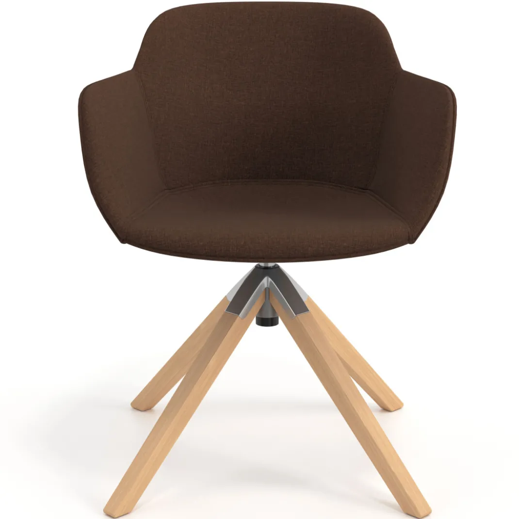 Silla confidente Ivonne Patas Madera Tapizado