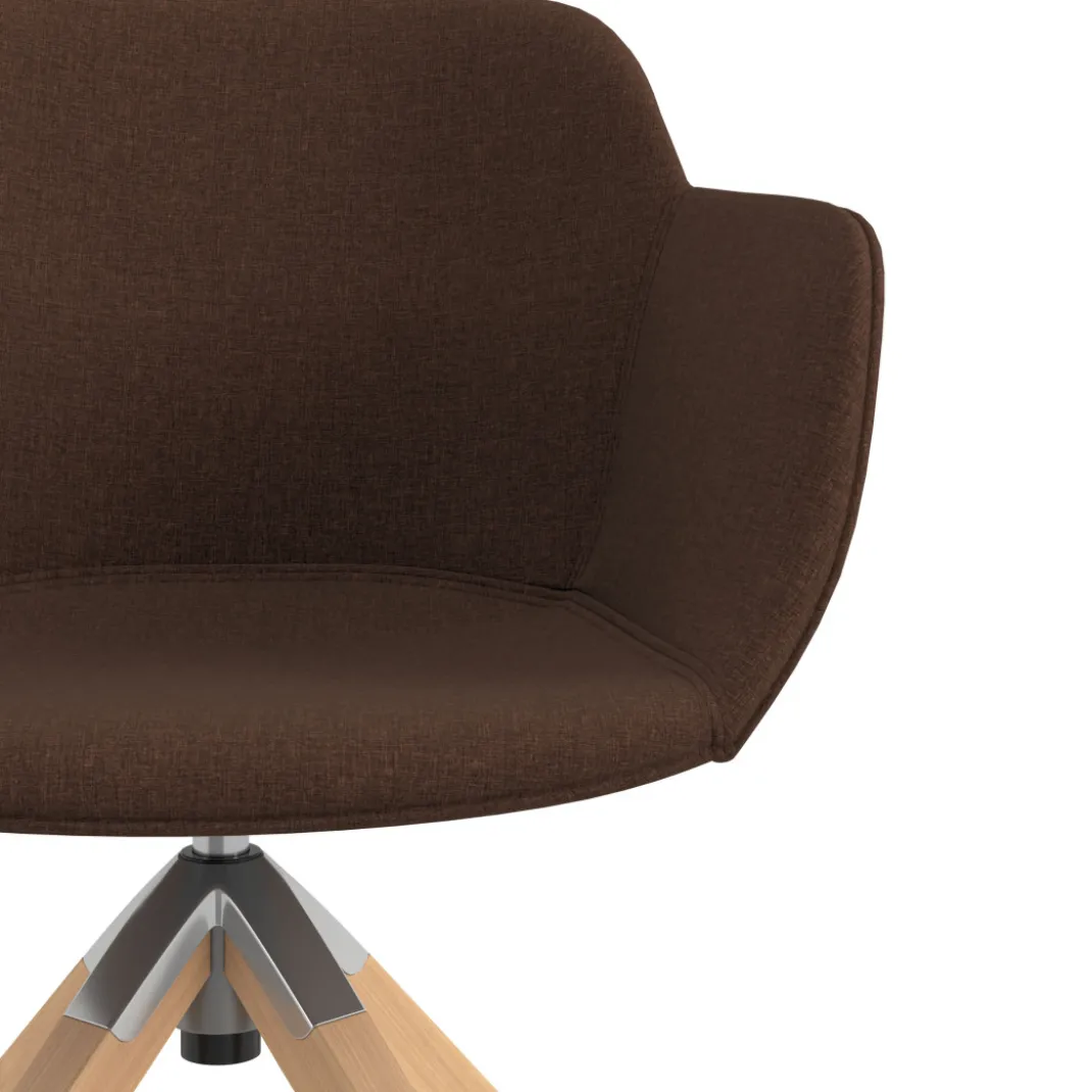 Silla confidente Ivonne Patas Madera Tapizado