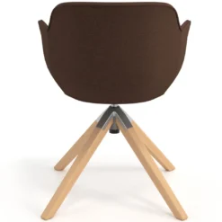 Silla confidente Ivonne Patas Madera Tapizado