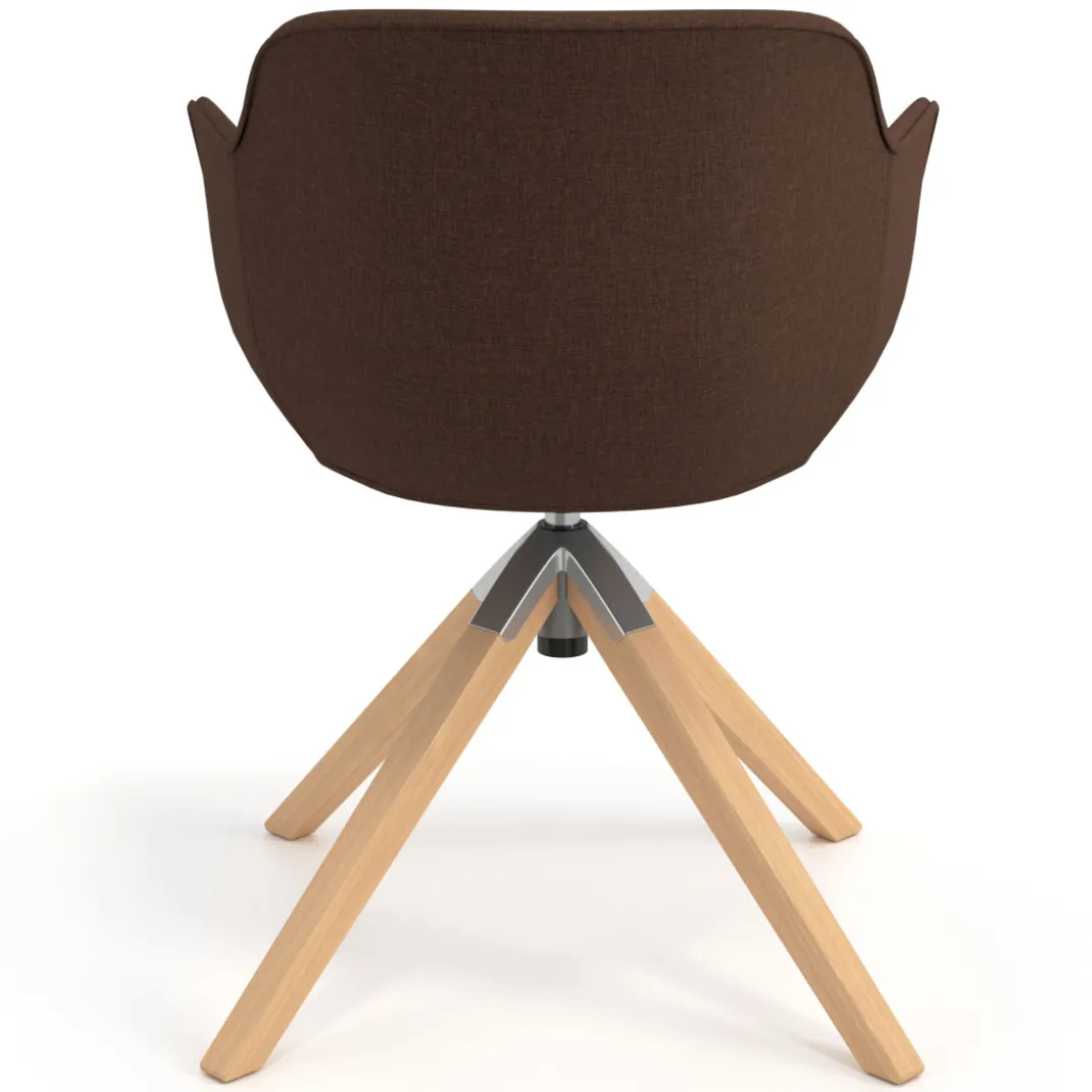 Silla confidente Ivonne Patas Madera Tapizado