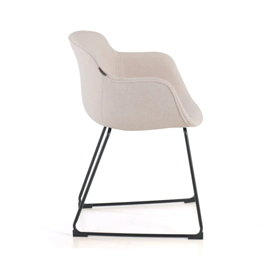 Silla confidente Ivonne patín Asiento Tapizado