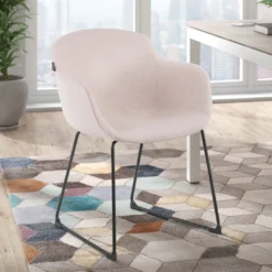 Silla confidente Ivonne patín Asiento Tapizado