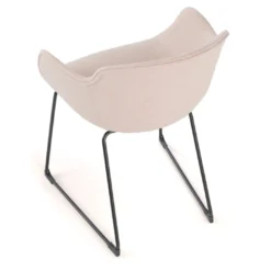 Silla confidente Ivonne patín Asiento Tapizado