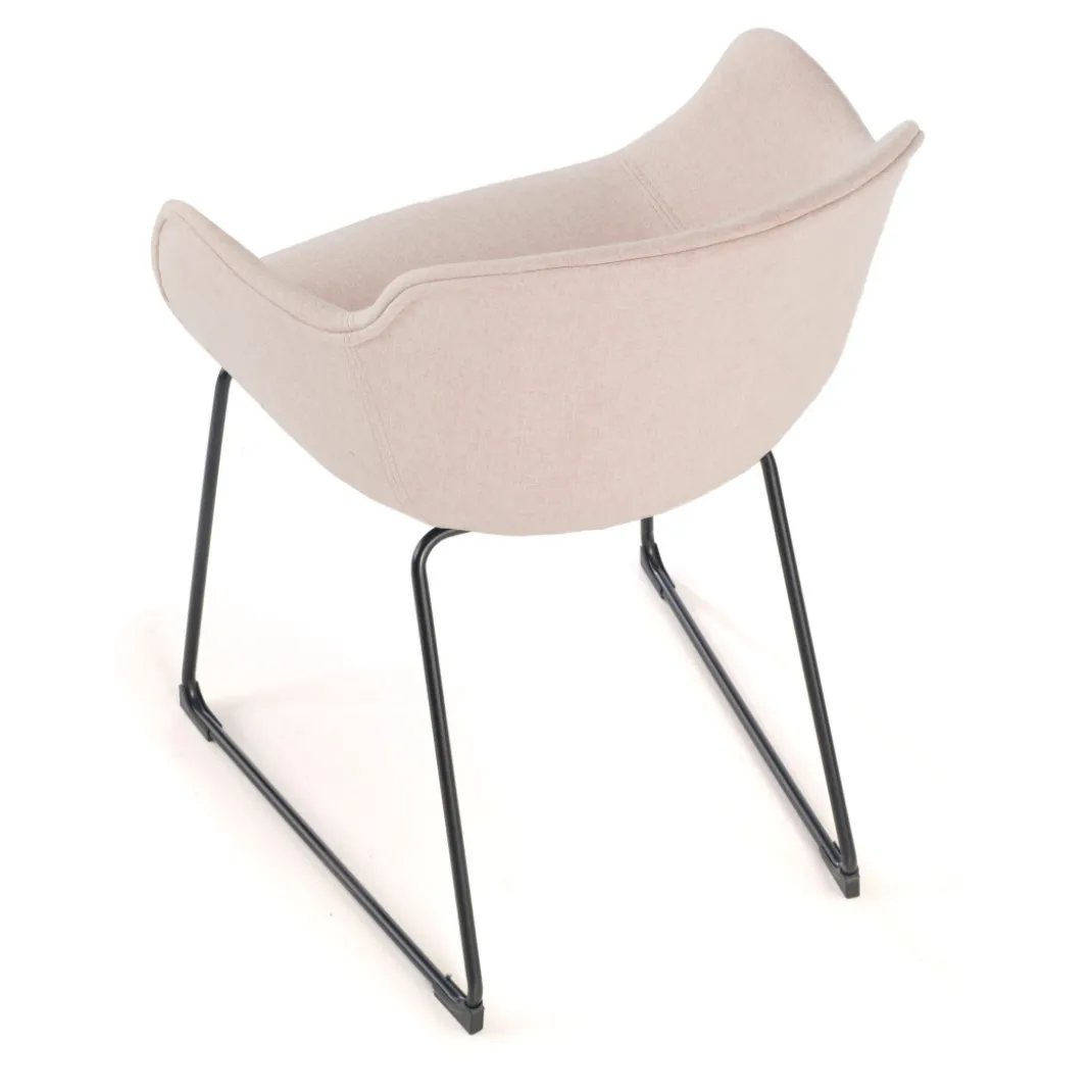 Silla confidente Ivonne patín Asiento Tapizado