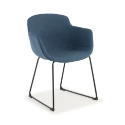 Silla confidente Ivonne patín Asiento Tapizado