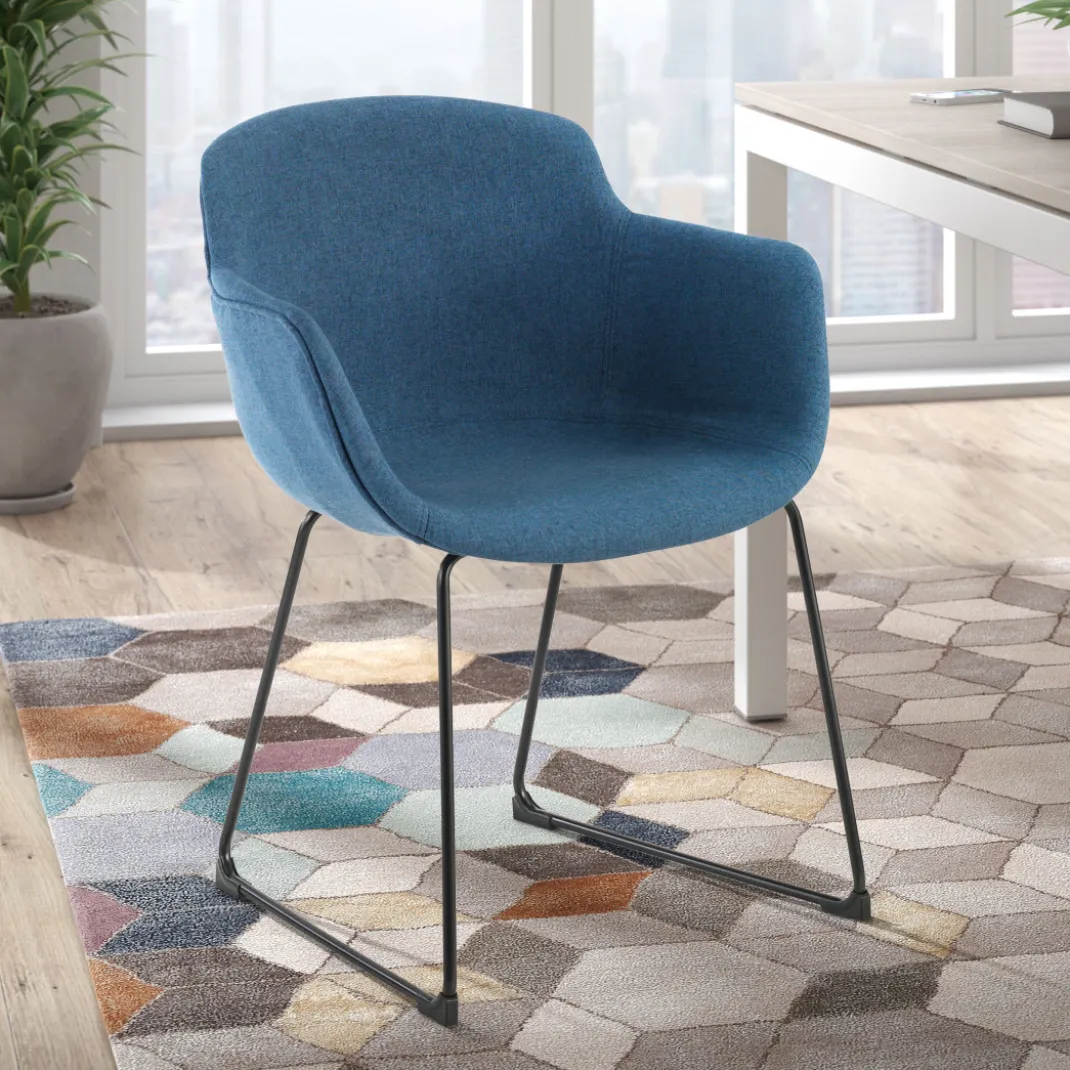 Silla confidente Ivonne patín Asiento Tapizado