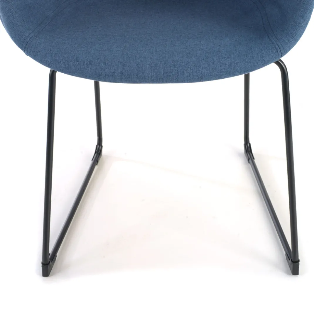 Silla confidente Ivonne patín Asiento Tapizado