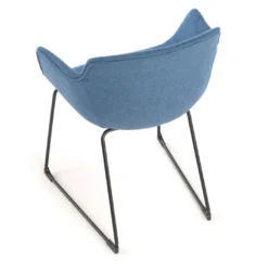 Silla confidente Ivonne patín Asiento Tapizado