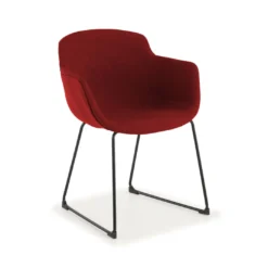 Silla confidente Ivonne patín Asiento Tapizado