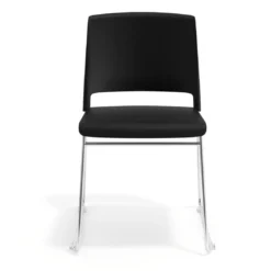 Silla confidente Lotus, estructura patin
