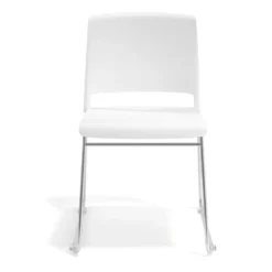 Silla confidente Lotus, estructura patin