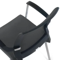 Silla Confidente Maya estructura patin red