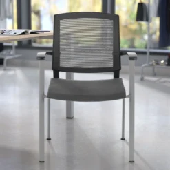 Silla Confidente Maya estructura patin red