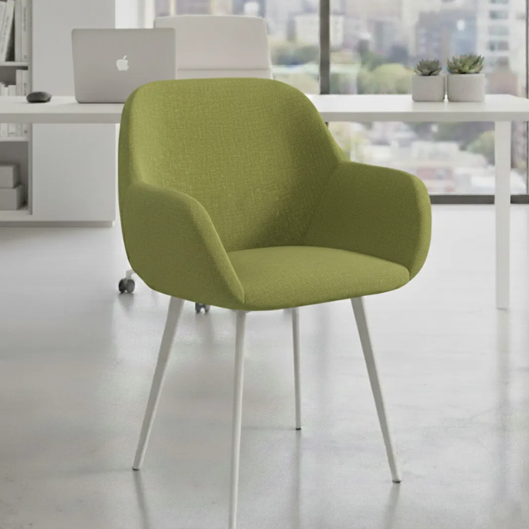 Silla Confidente Moon Estructura 4 patas