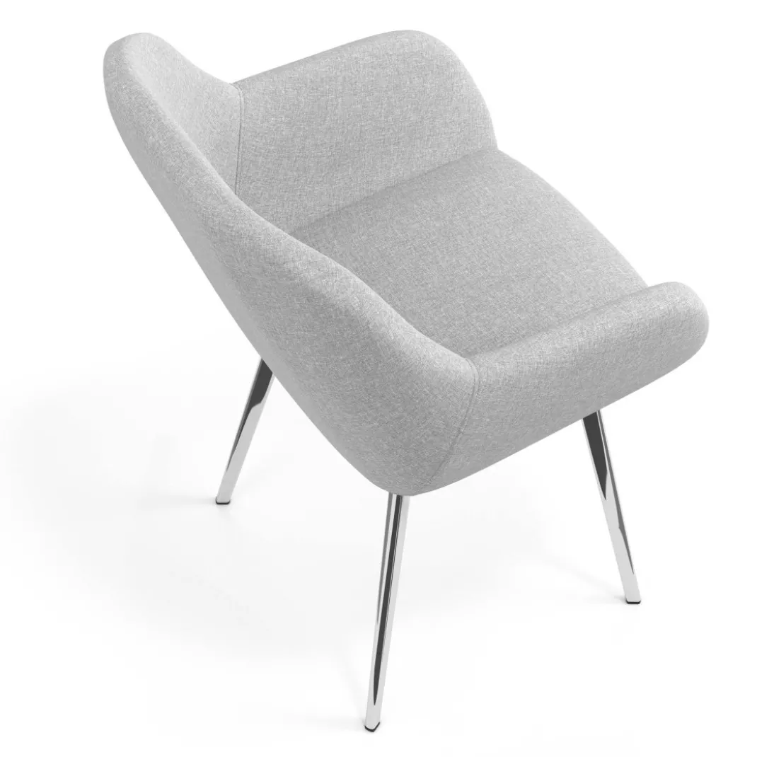 Silla Confidente Moon Estructura 4 patas