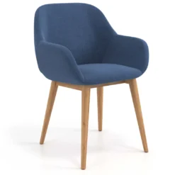 Silla confidente Moon 4 patas madera maciza