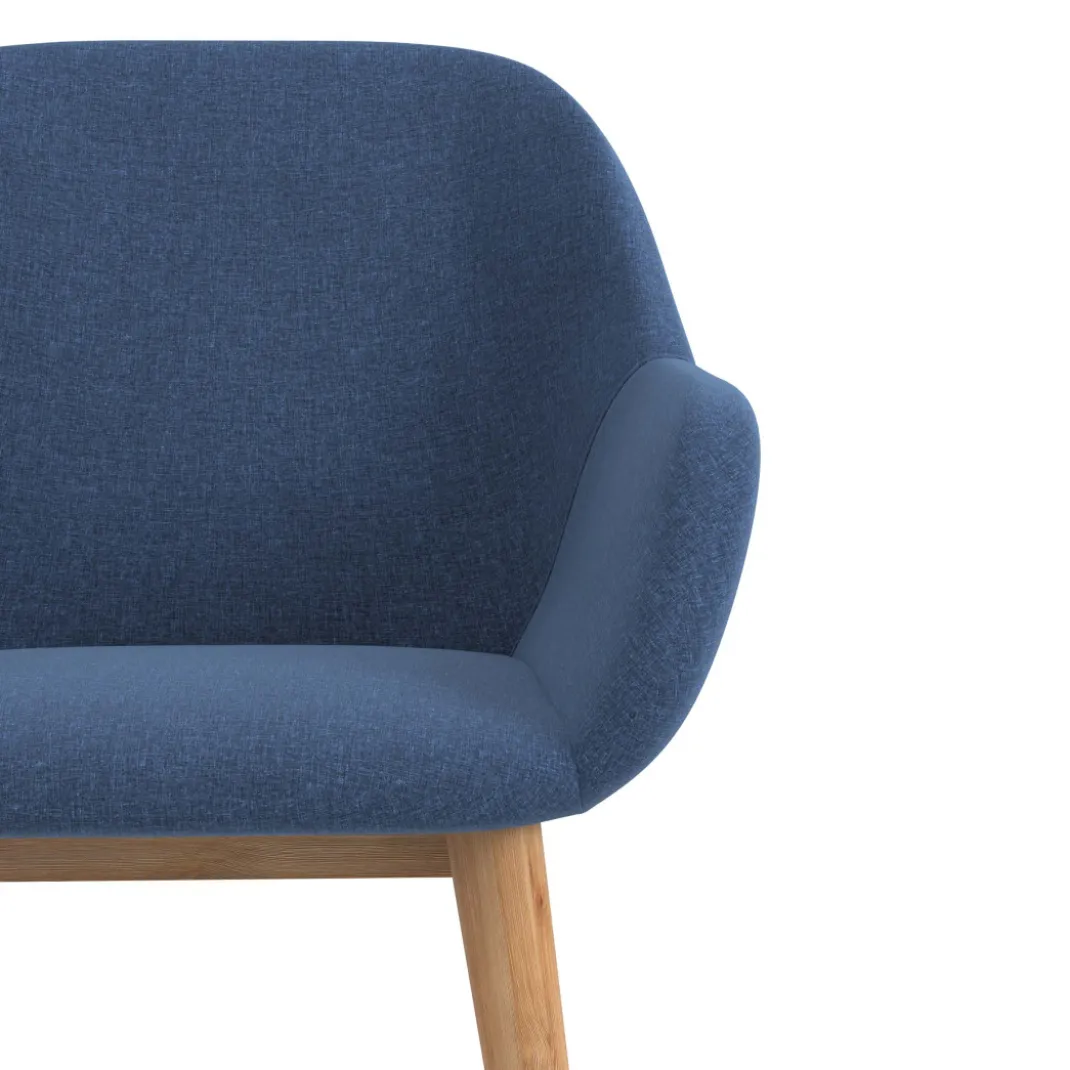 Silla confidente Moon 4 patas madera maciza
