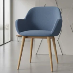 Silla confidente Moon 4 patas madera maciza