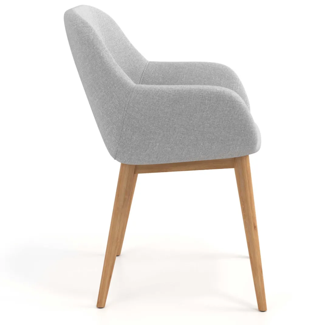 Silla confidente Moon 4 patas madera maciza