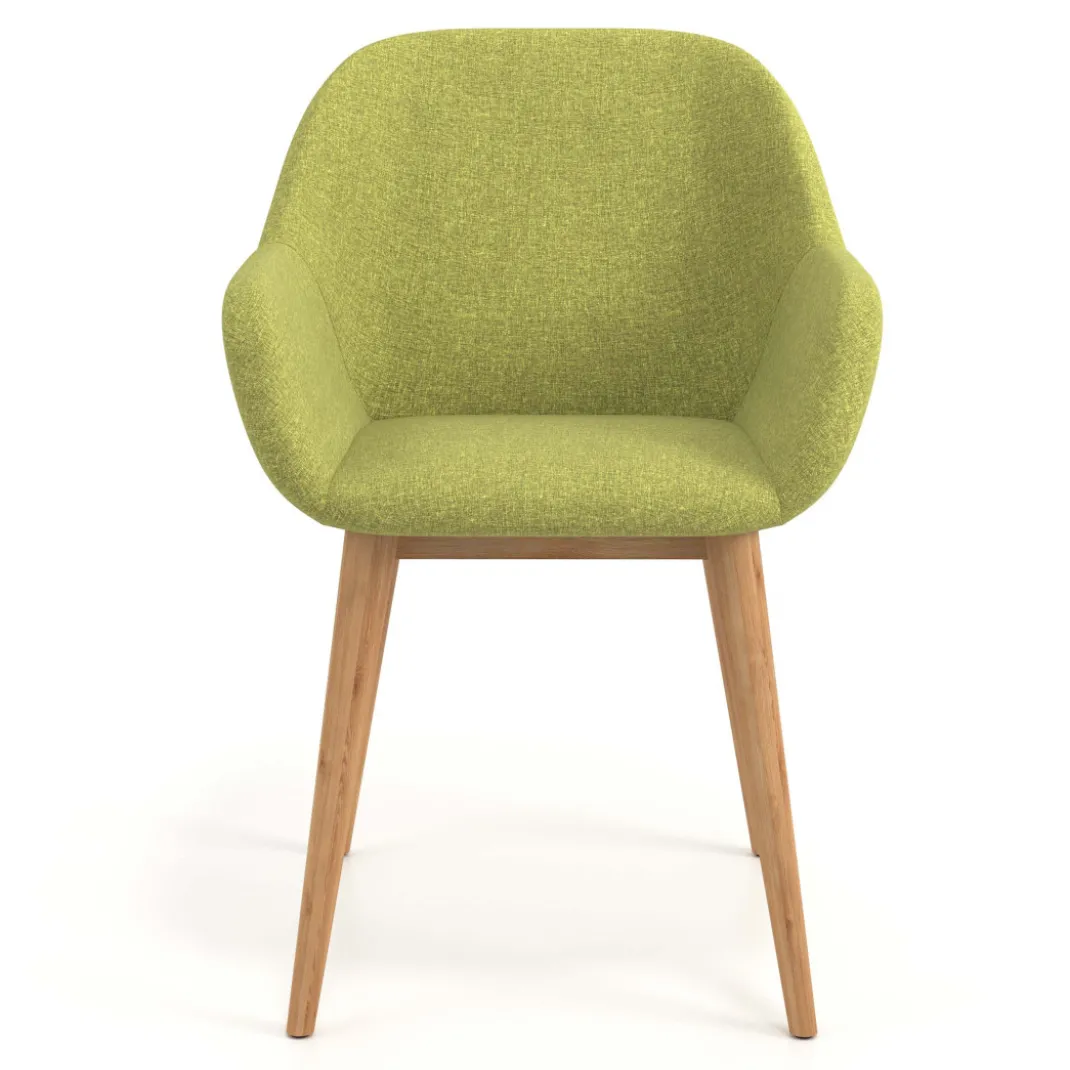 Silla confidente Moon 4 patas madera maciza