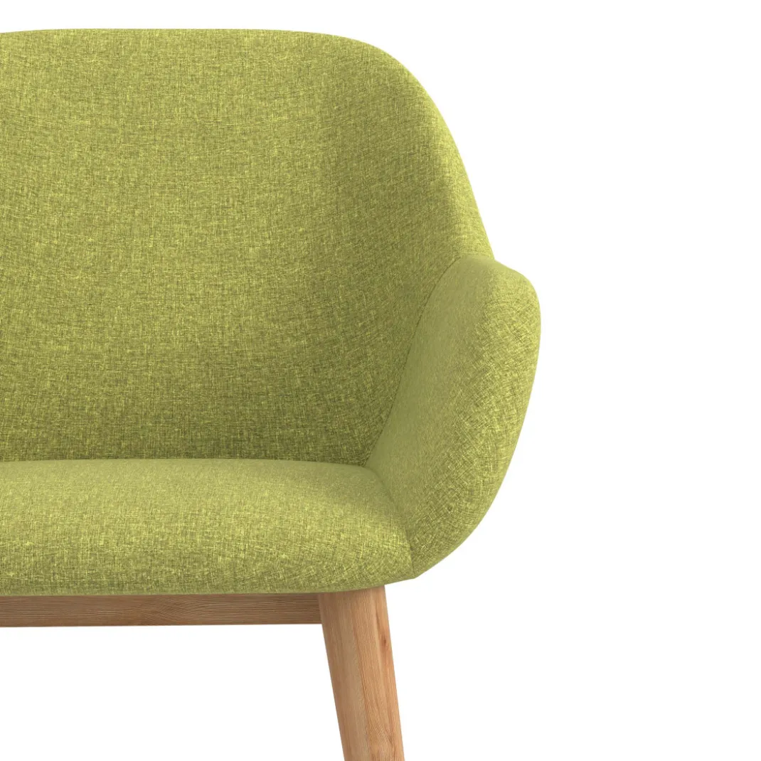 Silla confidente Moon 4 patas madera maciza