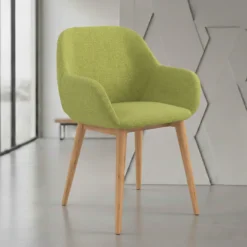 Silla confidente Moon 4 patas madera maciza