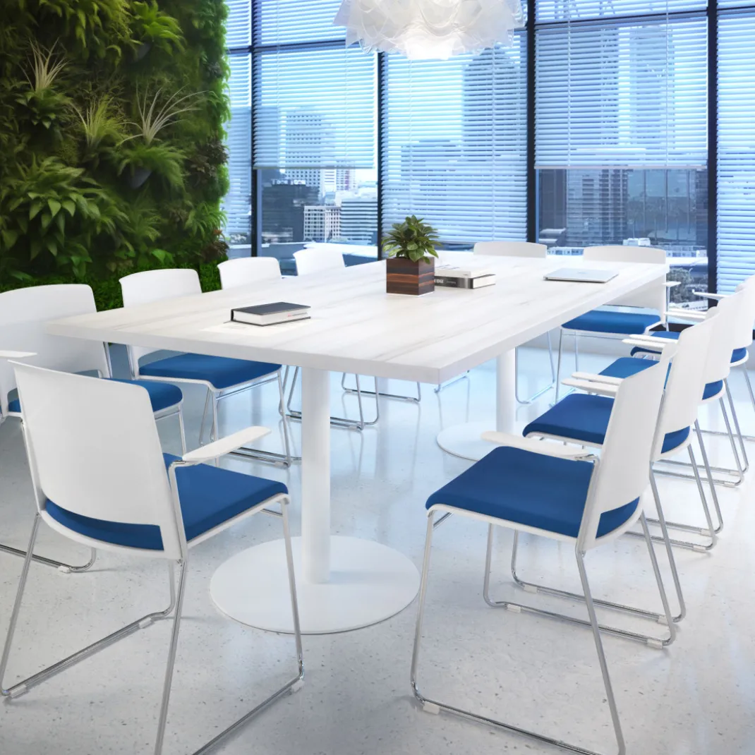 Silla Confidente tapizada con brazos Lotus