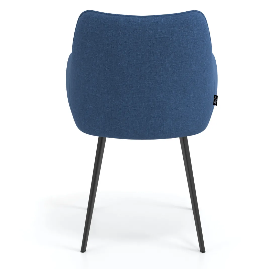 Silla confidente tapizada Gala, estructura 4 patas