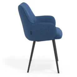 Silla confidente tapizada Gala, estructura 4 patas