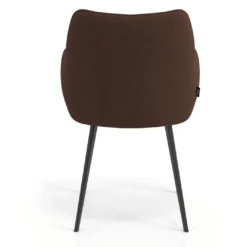 Silla confidente tapizada Gala, estructura 4 patas