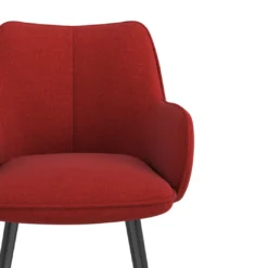 Silla confidente tapizada Gala, estructura 4 patas
