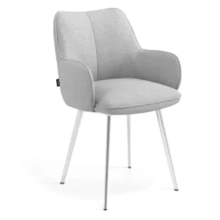 Silla confidente tapizada Gala, estructura 4 patas