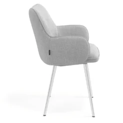 Silla confidente tapizada Gala, estructura 4 patas