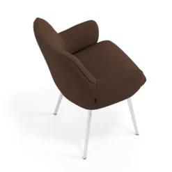 Silla confidente tapizada Gala, estructura 4 patas