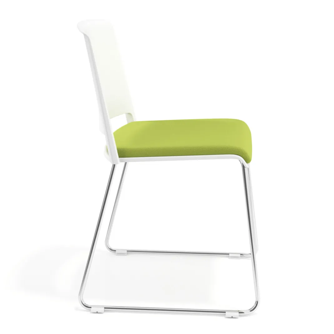 Silla Confidente tapizada Lotus