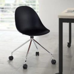 Silla de confidente Flow, con ruedas