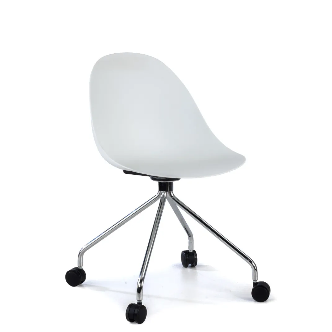 Silla de confidente Flow, con ruedas