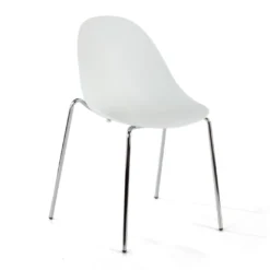 Silla de confidente Flow, 4 patas, estructura acero, apilable