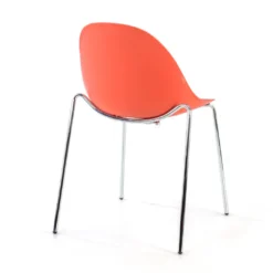 Silla de confidente Flow, 4 patas, estructura acero, apilable