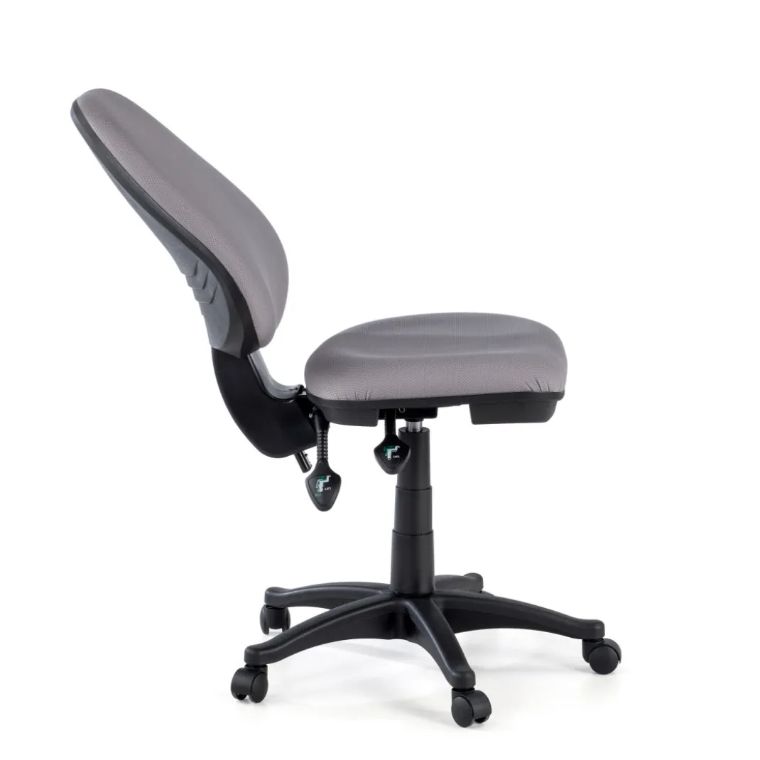 Silla de escritorio en tela Eco, mecanismo asyncron