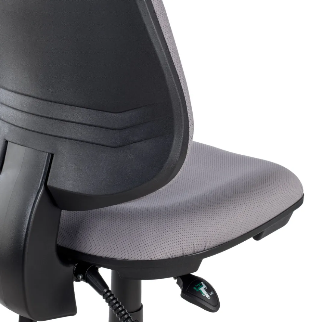 Silla de escritorio en tela Eco, mecanismo asyncron