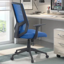 Silla de escritorio giratoria Air, con brazos, red
